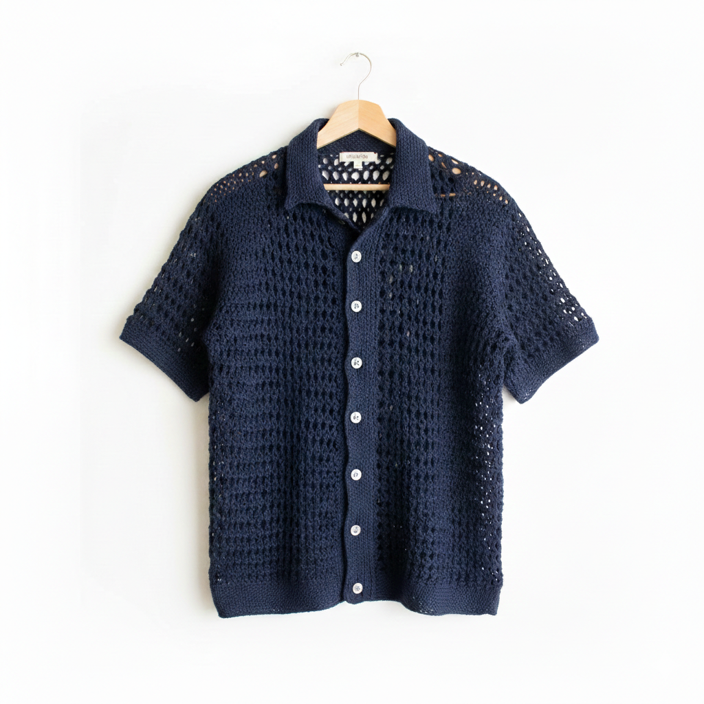 men summer t-shirt blue