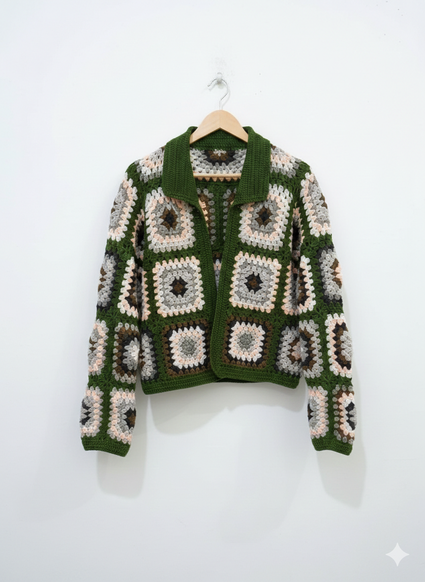 men shirt beautiful pattern green