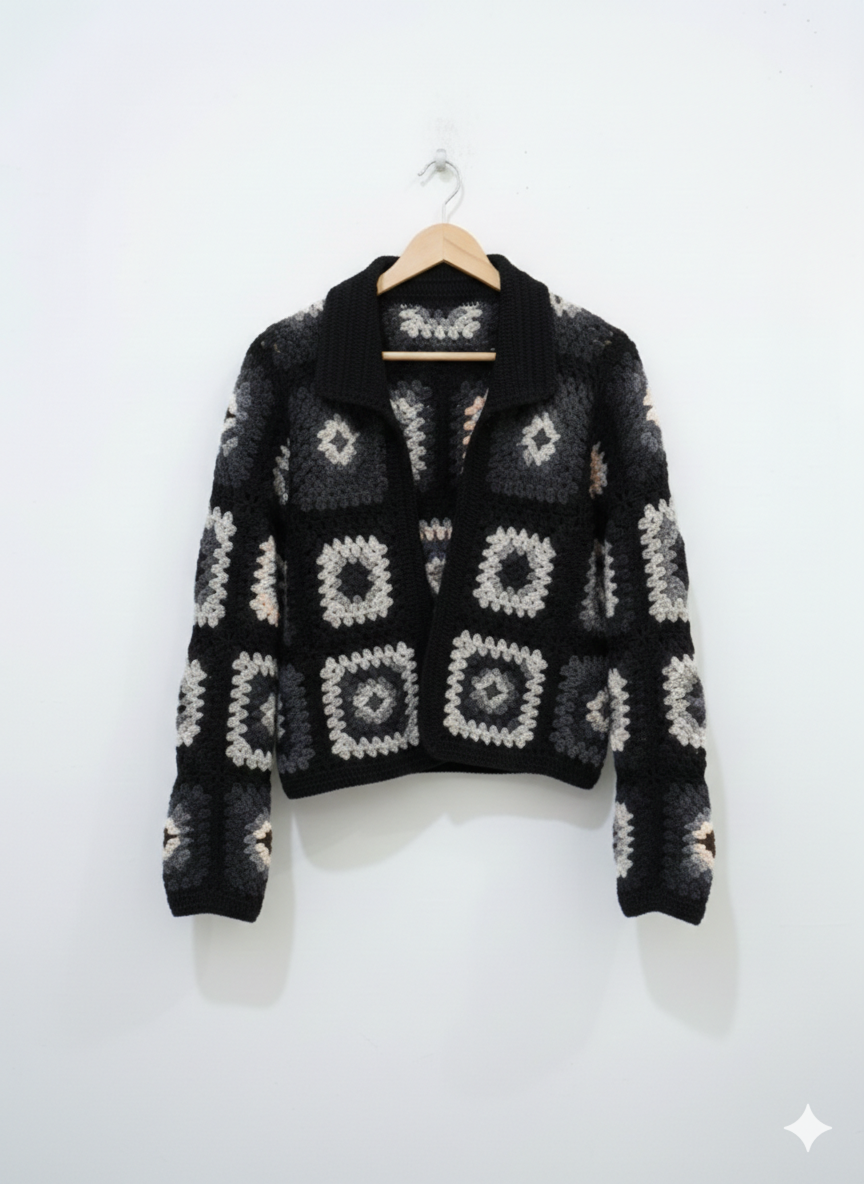 men shirt beautiful pattern black