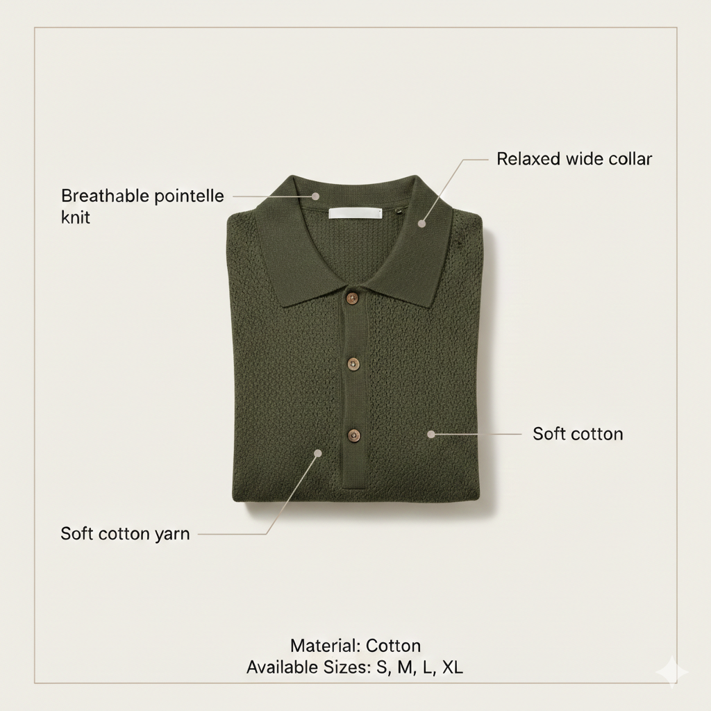 men summer t-shirt green